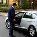 Car being picked up for service